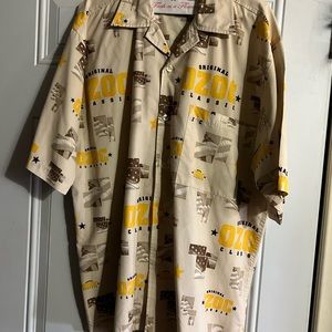 Used Casual shirt excellent condition, OZOC collection size MTan and yellow